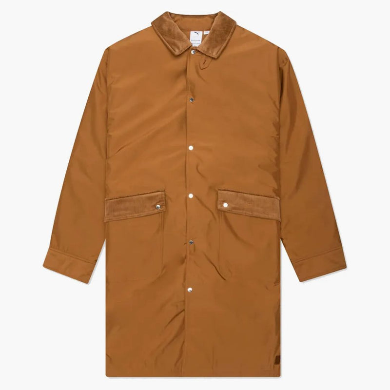 Puma x Maison Kitsune Trench Coat Brown