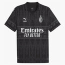 Puma X Pleasures AC Milan 2023/24 Dark Version Authentic Jersey (Importerad version) Black