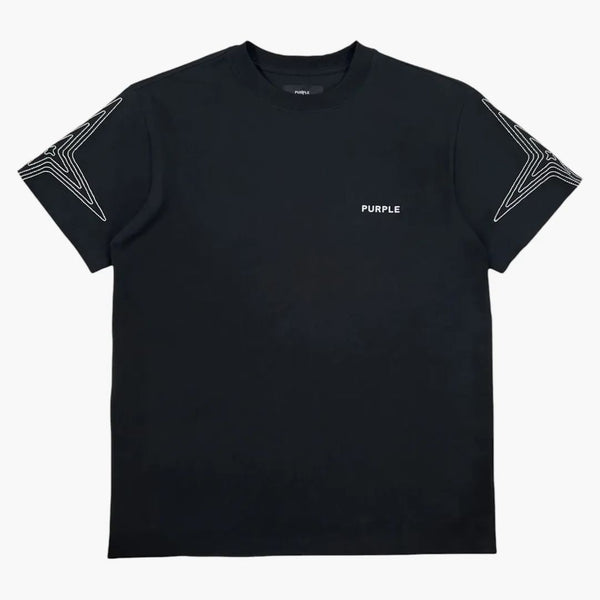 Purple Brand Hwt Jersey Ss Tee Black