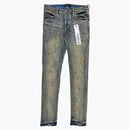 Purple Brand Industrial Worn Dirty Mid Jeans Indigo