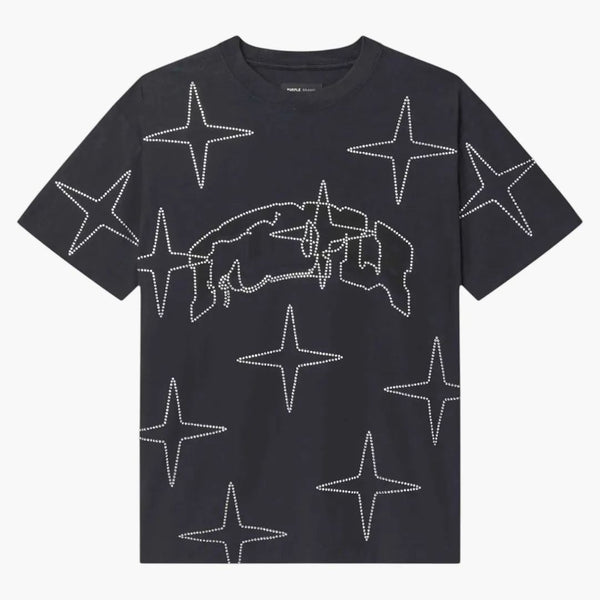 Purple Brand Textured Ss Tee Black Beauty Tee Black