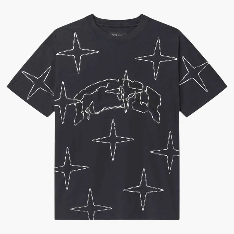 Purple Brand Textured Ss Tee Black Beauty Tee Black