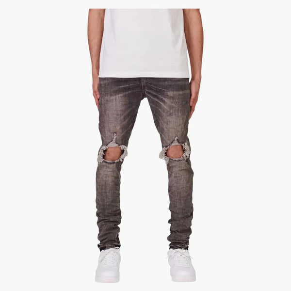 Purple Brand Vintage Worn Blowout Jeans Black
