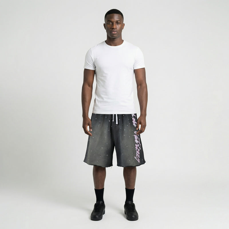 Lost Intricacy Forbidden Love Shorts Black