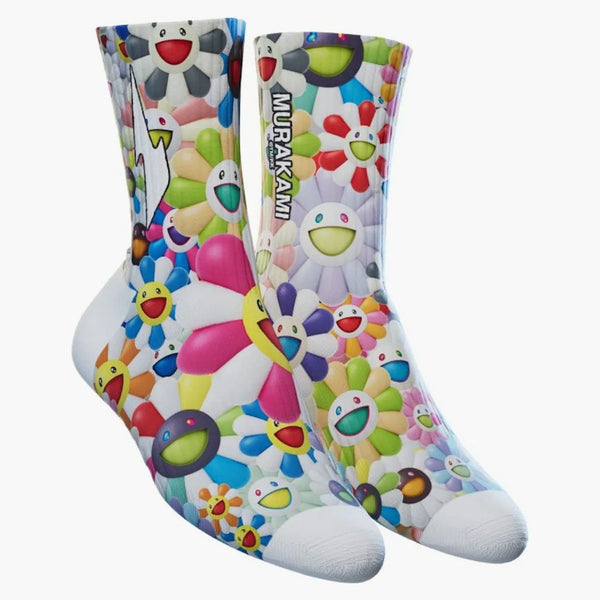 RTFKT Clonex Murakami Drip ponožky bílé/multi