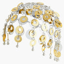 Rabanne H&M con cuentas con cuentas tocante de plata/oro