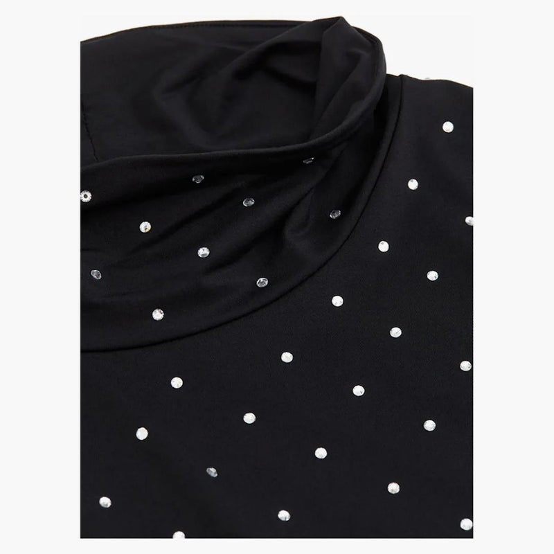 Rabanne H&M zdobená košile dresu (pánské) černá