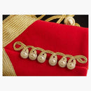 Rabanne H & M EMBroidered Wool Jacket Black