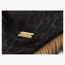 Rabanne H&M Fuzzy Scarf Brown