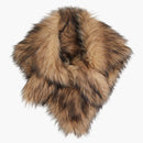 Rabanne H&M Fuzzy Scarf Brown