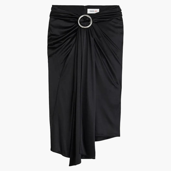 Sukně dresu Rabanne H&M s detailem spony černé