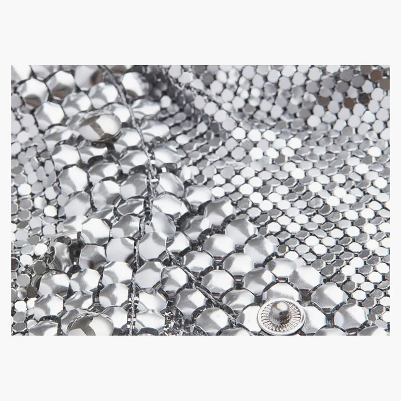 Rabanne H&M Metal-Mesh Dress Silver