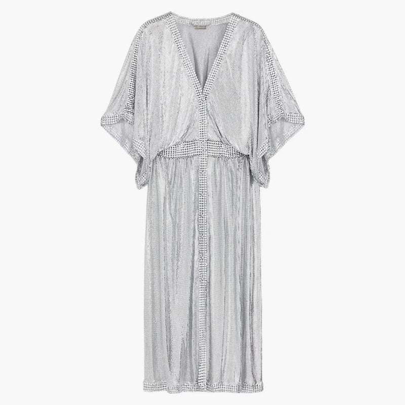 Rabanne H&M Metal-Mesh Dress Silver