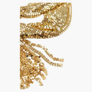 Rabanne H&M Metal-Mesh Scarf with Fringe Gold