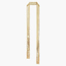 Rabanne H&M Metal-Mesh Scarf with Fringe Gold