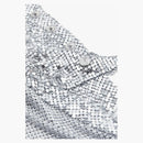 Rabanne H&M Metal-Mesh Triangle Scarf with Fringe (mens) Silver