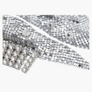 Rabanne H&M Metal-Mesh Triangle Scarf with Fringe Silver