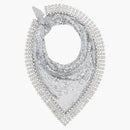 Rabanne H&M Metal-Mesh Triangle Scarf with Fringe Silver