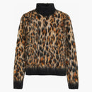 Rabanne H&M Mohair-Blend Jacquard-Knit svetr (pánský) Leopard