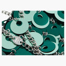 Rabanne H&M Disc-Embellished Shoulder Bag Green