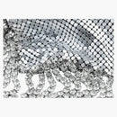 Rabanne H&M Small Metal-Mesh Bag with Fringe Silver