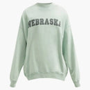 RAF Simons Archive Redux AW02 Nebraska-tryck bomullströja tröja grönt