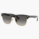 Ray-Ban Clubmaster Gafas de sol de gran tamaño engranado negro/gris (RB4175)