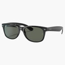 Ray-Ban New Wayfarer Sol Sun Black/Green (RB2132F)