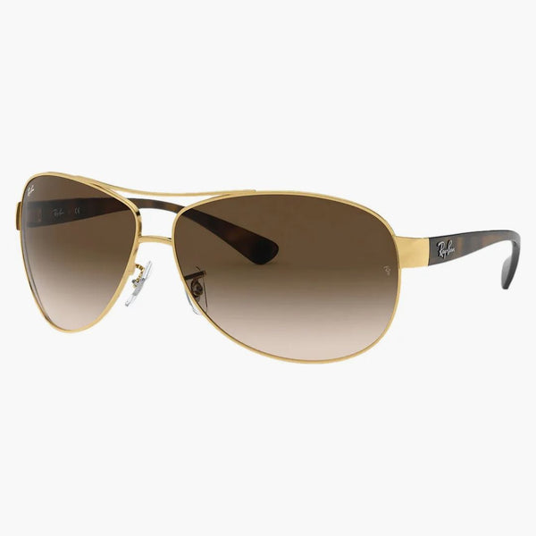 Ray-ban Rb3386 Sunglasses Polished Gold/brown (rb3386)