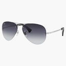 Ray-Ban RB3449 Gafas de sol Pulada Plata/Gris (RB3449)