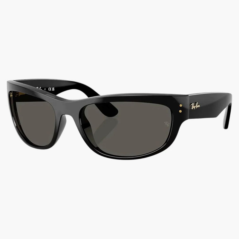 Ray-ban X A$ap Rocky Mega Balorama Blacked Out Collection Sunglasses Black Dark Grey (rb2289 6826j5 63-19)