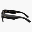 Ray-Ban X A $ AP Rocky Mega Wayfarer Blacked Collection Gafas de sol Black Dark Grey (RB0840 6826J5 51-21)
