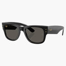 Ray-Ban X A $ AP Rocky Mega Wayfarer Blacked Collection Gafas de sol Black Dark Grey (RB0840 6826J5 51-21)
