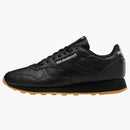 Reebok Classic Leather Black Black Gum