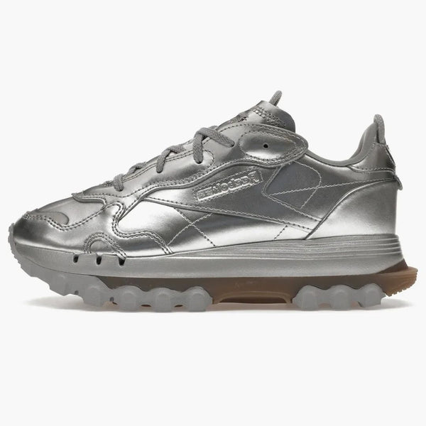 Reebok Classic Leather Cardi B Silver Metallic (Women's)