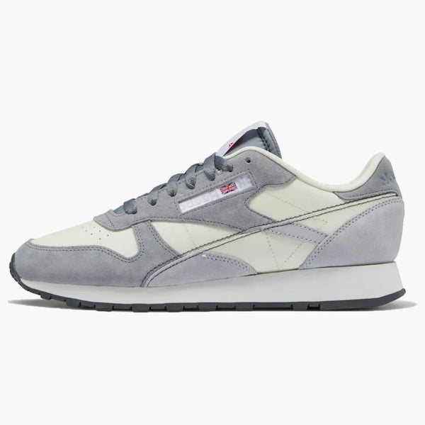 Gesso grigio freddo in pelle classica di Reebok