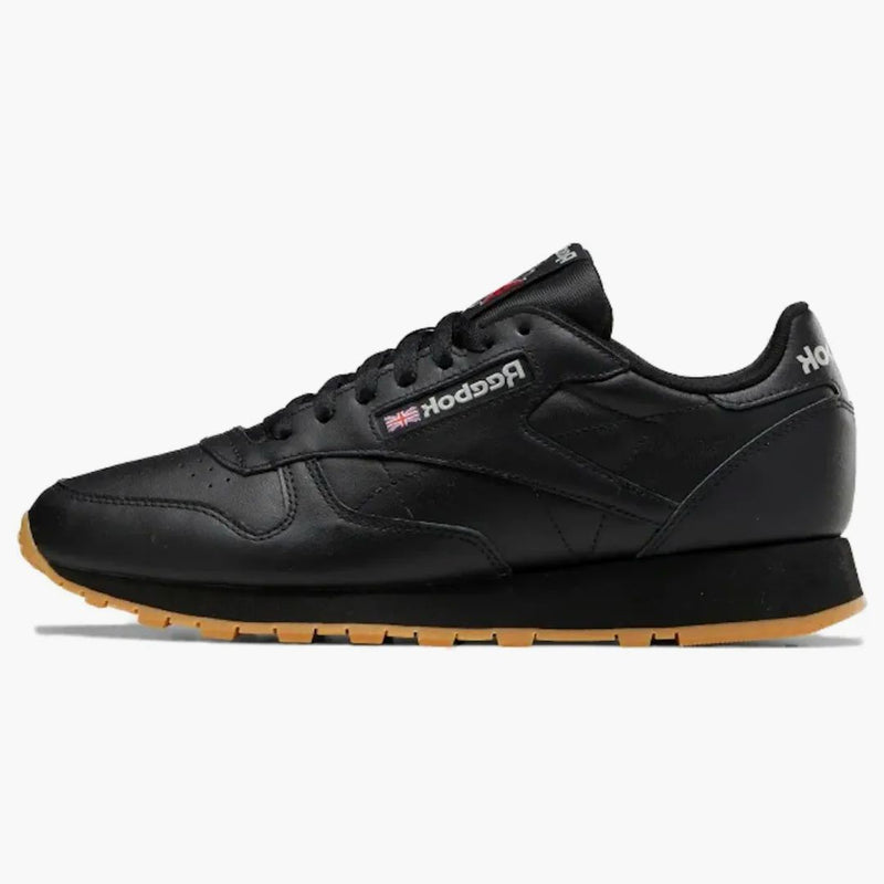 Klasická kožená jádrová černá guma Reebok Classic