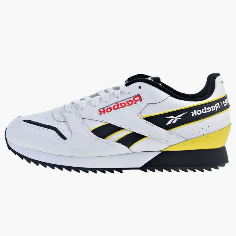 Reebok Classic Leather Rippie White Primal Red Yellow