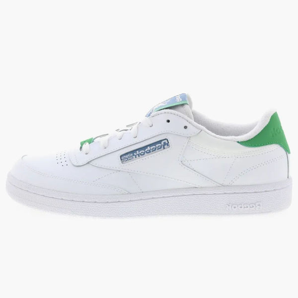 Reebok Club C 85 White Sport Green Blue břidlice