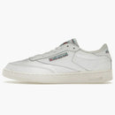 Reebok Club C 85 White Teal Burgundy Logo