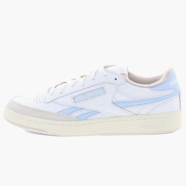 Reebok Club C Revenge Vintage White Y2K Blue zamglony szary