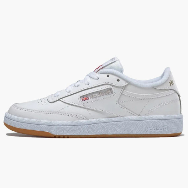 Reebok Club C White jasnoszara guma (kobiety)