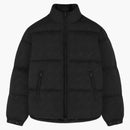 Represent All Over Logo Puffer Jacket Black