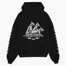 Represent bull terrier hoodie jet black