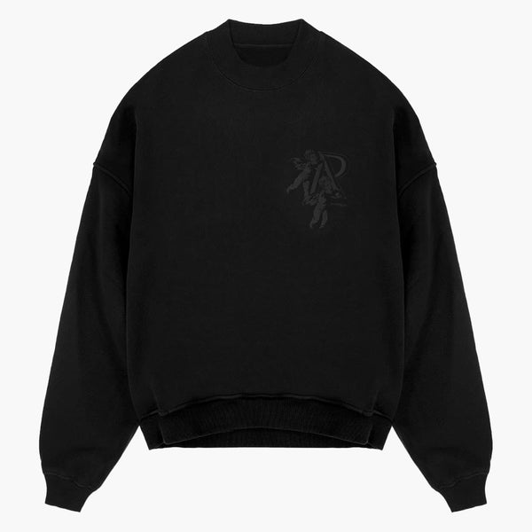 Represent Cherub Initial Sweater Jet Black