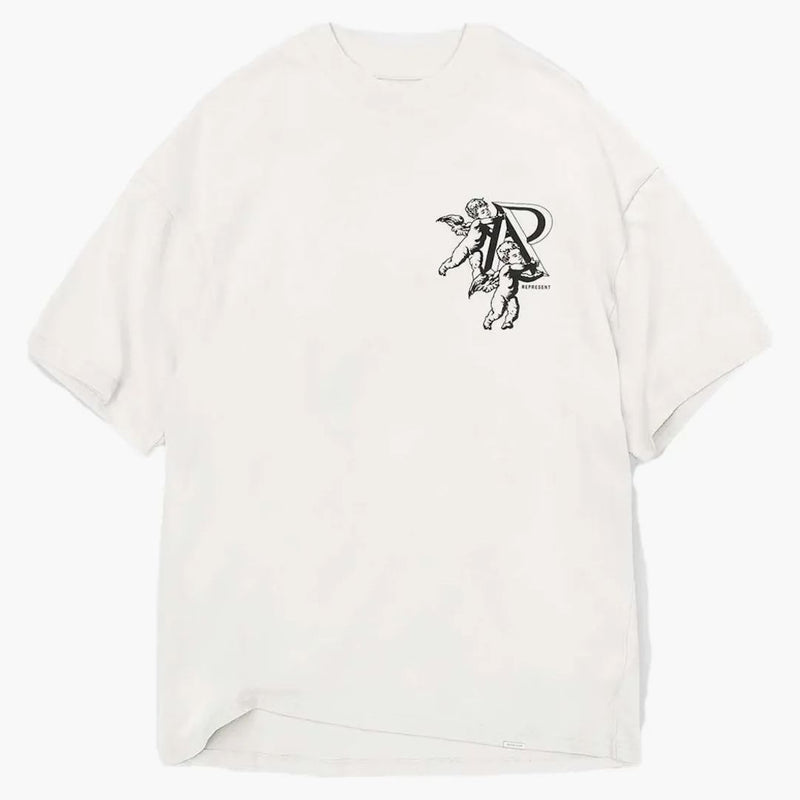 Represent Cherub Initial T-shirt Shirt Flat White