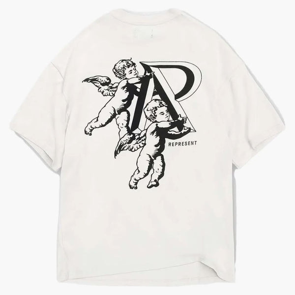 Represent Cherub Initial T-shirt Shirt Flat White