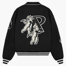 Represent Cherub Wool Varsity Jacket Jet Black