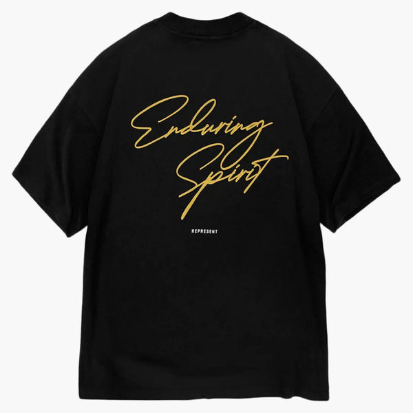 Represent Enduring Spirit T-shirt Off Black