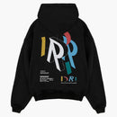 Represent initial assembly hoodie black